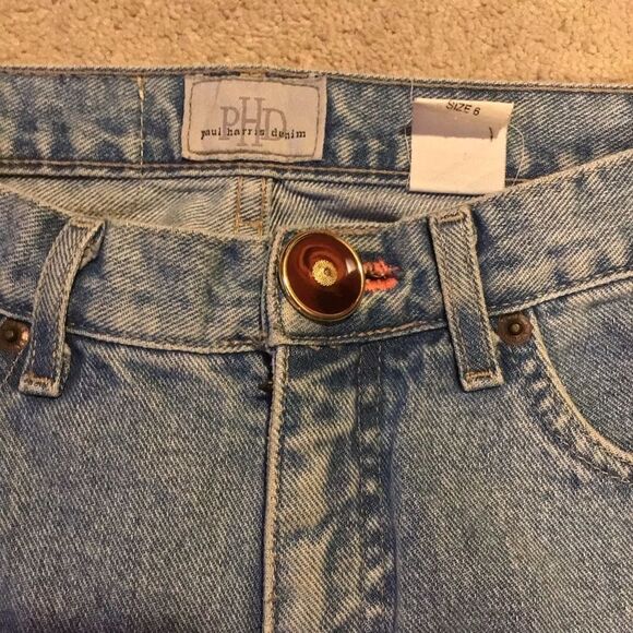 Vintage Paul Harris Patches Blue Jeans - Picture 3 of 4